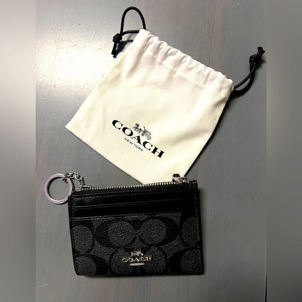 Mini Skinny Id Case In Signature Canvas